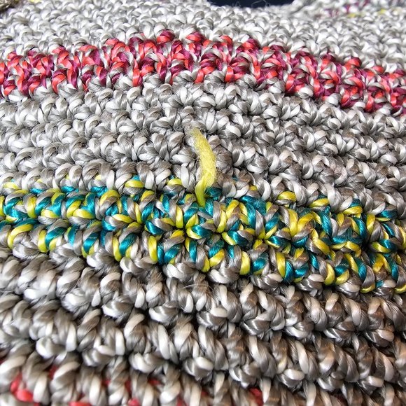 The Sak Gray & Multicolor Stripes Voyager Belle Tote Bag - Picture 4 of 8